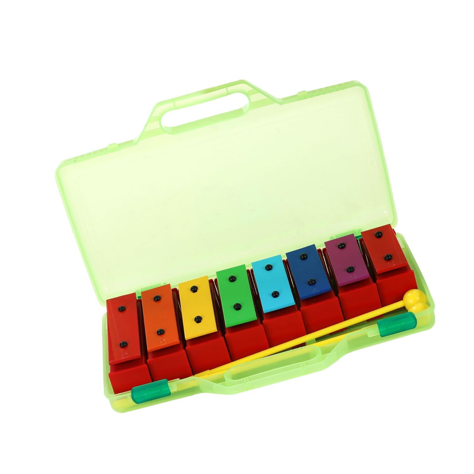 LeeQinersw Kids Xylophone Educational Music Toy Pounding Toy 8 Notes Glockenspiel Xylophone 15R