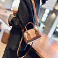 thumbnail image 4 of Bolso de mano a cuadros de cuero genuino para mujer, nuevo bolso de hombro de lujo de 2023, bolsos de diseñador de marca para mujer, 4 of 5