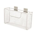thumbnail image 1 of Organizador de puertas de armario de cocina, cestas colgantes para puertas de armario, acero al carbono estable Blanco L, 1 of 7