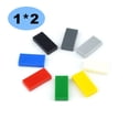 thumbnail image 2 of 200pcs DIY Building Blocks Figure Bricks Smooth 1x2 ColorFul Educational Creative Size Compatible With all brand for Kids green 200pcs, 2 of 6