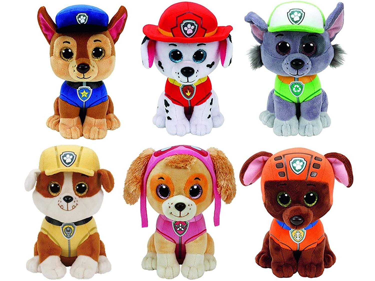 Chase With Glitter Eyes 15 Cm for sale online Ty 41208 Paw Patrol 