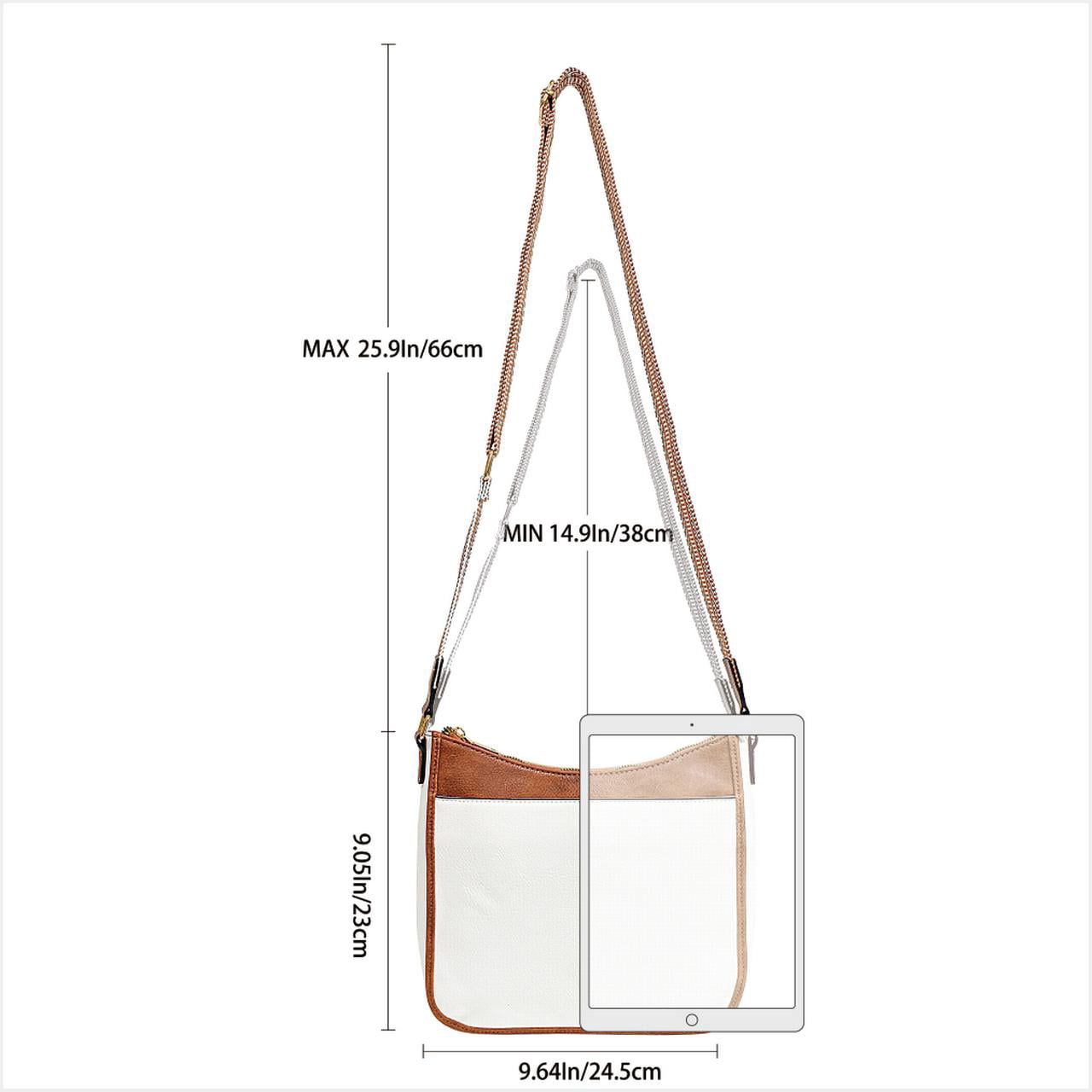 Badiya Crossbody Bags for Women Trendy Vegan Leather Hobo Handbags With Adjustable Strap Shoulder Bucket Bags