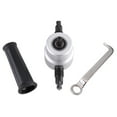 thumbnail image 3 of Accesorio de Cizalla de Hoja de Metal para Cortador de Taladro Kit de Herramientas de Corte de Taladro eléCtrico de Doble Cabezal Ajustable de 360 Grados para Corte de Curva Recta y CíRculo ANGGREK  Otros, 3 of 9