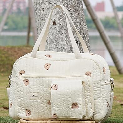Handbags for Women, Multi-Pocket Adjustable Shoulder Strap Diaper Bag, Large Capacity Portable Travel Luggage Bag for Outdoor Camping, Hiking, Sports, Hospital