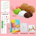 thumbnail image 6 of Beginners Crochet Kit, Cute Small Pot Kit for Beginers and Experts, All in One Crochet Knitting Kit, Step-by-Step Instructions Video, Crochet Starter Kit for Beginner DIY Craft Art., 6 of 6