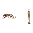 thumbnail image 1 of Figura Decorativa De Animal Caminando, Ideal Para Decorar Estanterías, Librerías O Armarios. Estatua De Mujer Africana, Obra De Arte, Escultura Tribal Para Dormitorio, Mesa O Mueble., 1 of 8