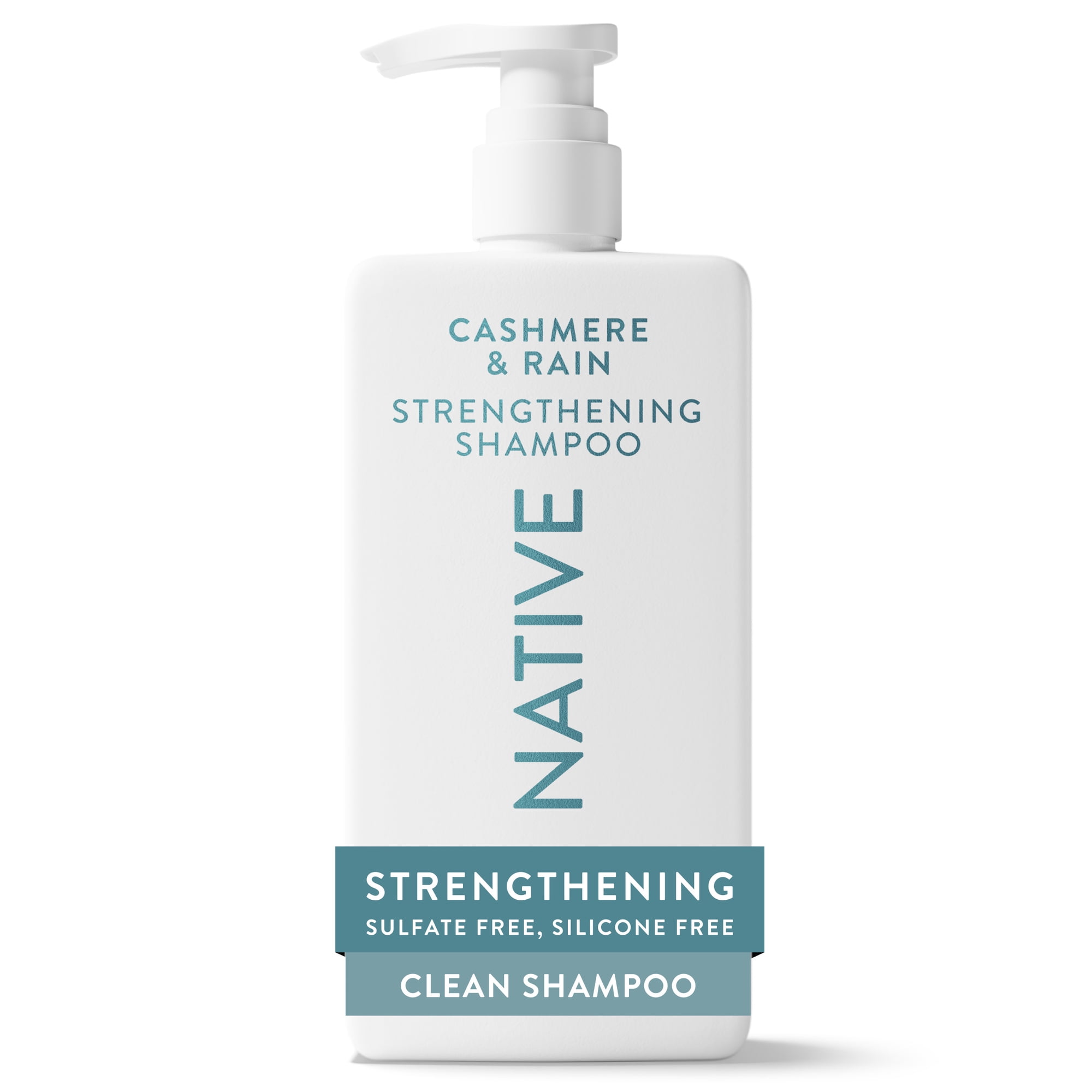 Native Strengthening Shampoo, Cashmere and Rain, Sulfate Free, for Women and Men, 16.5 oz