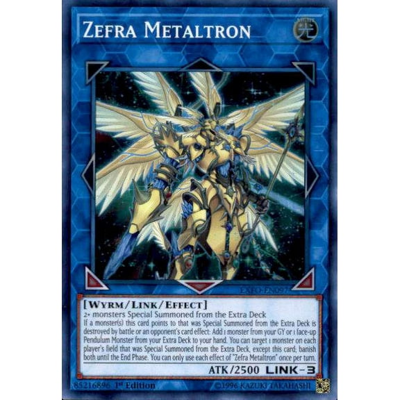 YuGiOh Extreme Force Super Rare Zefra Metaltron EXFO-EN097