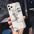 thumbnail image 1 of Funda de teléfono divertida de silicona suave para iPhone 14 13 11 Pro Max 12 SE2020 7 8 Plus XR XS Max Funda trasera transparente de lujo Funda Coque Tan Jianjun unisex, 1 of 2