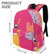 thumbnail image 3 of ¡Busca! con Ruff Ruffman-theme Backpack, Campus style schoolbag Bookbag with Adjustable Shoulder Straps And Large Zip Compartment, Unisex Travel Bags.42x30x15cm, 3 of 6