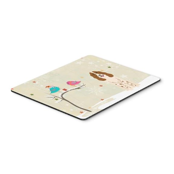 Carolines Treasures  Christmas Presents Between Friends Russian Spaniel Mouse Pad - Hot Pad or Trivet