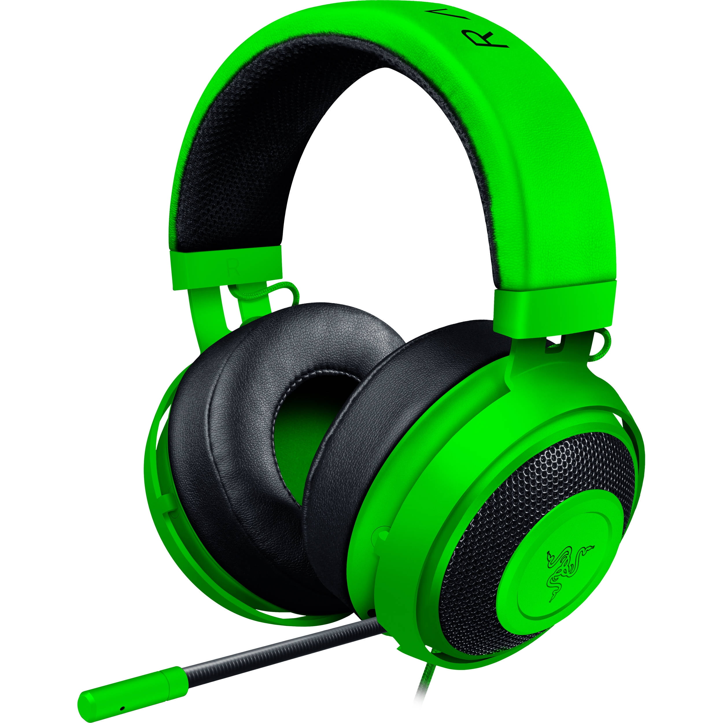 Razer Kraken Pro V2 Analog Gaming Headset With Retractable Microphone For Pc Xbox One And Playstation 4 Green Walmart Com Walmart Com - kraken roblox