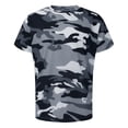 thumbnail image 4 of LRGSHF Camo Shirt for Men Casual Short Sleeve Tops Fitted Fit Lightweight Breathable Crew Neck Tees Summer Comfortable Camouflage Pullover, 4 of 5
