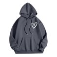 thumbnail image 6 of zaveiop Graphic Hoodies for Women Funny Novelty Pullover Sweatshirt Xmas Gifts Black red Anime Hoodie (Z5-Dark Gray, 4XL), 6 of 7