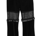 thumbnail image 7 of Levmjia Womens Pants Trendy High Waist Pants Fashionable Design With Lace Flared Pants for Women Black Pants, 7 of 7