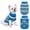 A, variant on ibiyuan Dog Sweaters For Small Dogs Dog Shirt, Soft Striped Dogs T Shirts, Lightweight Doggie Tank Top Cat Clothes, Sleeveless Dog Shirt for Small Dogs