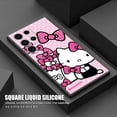 thumbnail image 3 of Funda de teléfono de dibujos animados de Hello Kitty para Samsung Galaxy, S23, S22, S21 Ultra, S20 FE, S10, S10E, Note 20, 10 Plus, Coque de silicona, 3 of 5