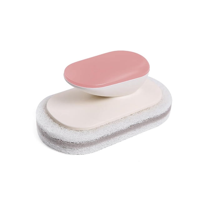 Billuyoard Cepillo de limpieza multifuncional Esponja de limpieza Cepillo de encimera Cocina Baño Cepillo de limpieza Suministros de limpieza para el hogar Billuyoard HA021093-00
