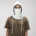 thumbnail image 2 of HJYCHN Winter Hats for Women Men and Women Ski Lined Windproof Full Head Cover Hood Scarf Neck Warmer Skull Cap Beige One Size, 2 of 8