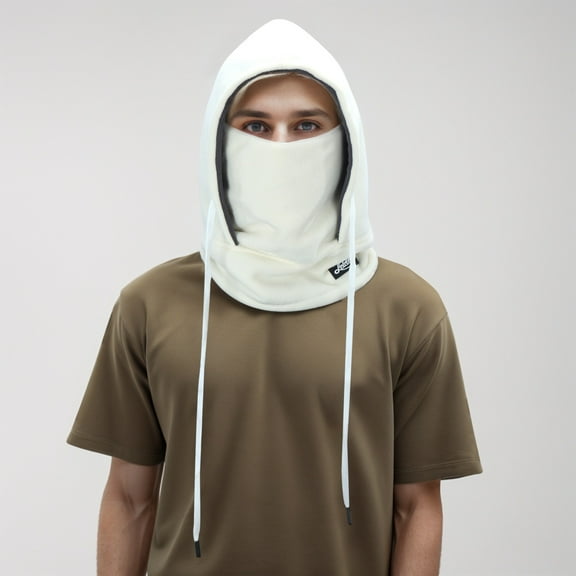 Hats Men's And Women's Ski Winter Warm Windproof Wool Hood Full Head Cover Scarf Neck Warmer