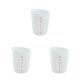 thumbnail image 3 of Billuyoard Taza medidora de 250/500ml, vaso graduado de café con leche, recipiente medidor de silicona para cocina de laboratorio Type1 NO1 Billuyoard  CBP136776, 3 of 6