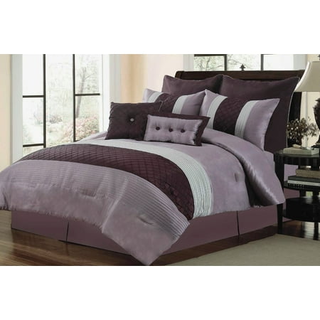 1359 King White 12pc Tuscany Purple Lavender Bedding Set Com 1359 King White 12pc Tuscany Purple Lavender Bedding Set