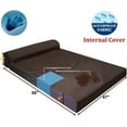 thumbnail image 4 of Dogbed4less Orthopedic Memory Foam Jumbo Dog Bed with Washable Denim Cover, Waterproof Liner, 4 of 7