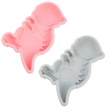 

2Pcs DIY Silicone Baking Molds Cartoon Dinosaur Shape Mold Handmade Cake Mold