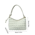 thumbnail image 3 of Btomtd Women's Puff Tote Bag, Casual Fashion Shoulder Bag and Handbag, Practical Large Capacity Crossbody Bag and Purse, White, 3 of 6