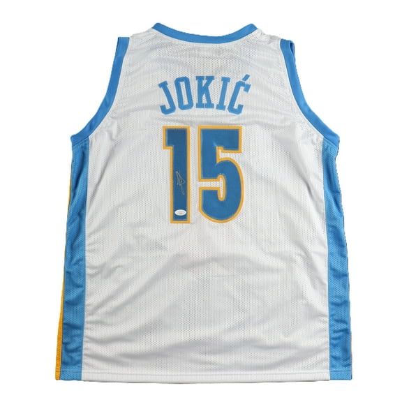 Nikola Jokic Signed Autographed Custom Jersey (JSA)