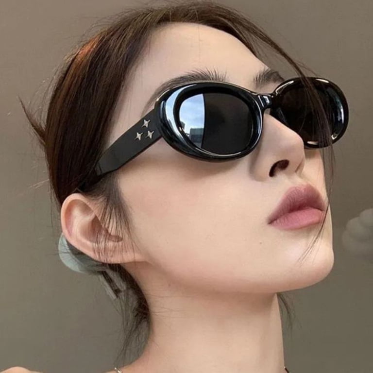 Sunglasses Women Girls Mirror Retro Stars Sun Glasses Y2k  display picture 1