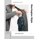 thumbnail image 5 of Chaqueta cortavientos ligera para hombre TBMPOY, gris, resistente al agua, 5 of 6