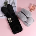 thumbnail image 3 of Plush Rabbit Shaped Phone Shell Four Seasons Phone Case Phone Cover Phone Protective Case Compatible for Galaxy A21 Black, 3 of 6
