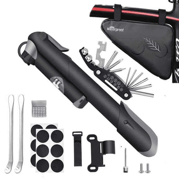 Excellent Home Bike Tire Repair Tool Kit with Hexagon Wrench