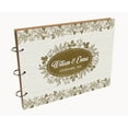 thumbnail image 7 of Darling Souvenir Personalized Engraved Laser Cut Wedding Guest Book Wooden Cover Sign-in Book Registry Guestbook Scrapbook-Z5, 7 of 7