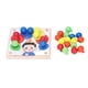 thumbnail image 4 of Button Art Toy, Colorful Parent Child Interaction Educational Mushroom Nails Pegboard Skills Training Hand Eye Coordination Smooth Edges With Base For Home ANGGREK AC6783, 4 of 8