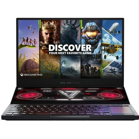 ASUS - Zephyrus Duo 15 SE GX551 15.6" Gaming Laptop - AMD Ryzen 9 - 32 GB Memory - NVIDIA AMD GeForce RTX 3080 Radeon Vega - Off Black