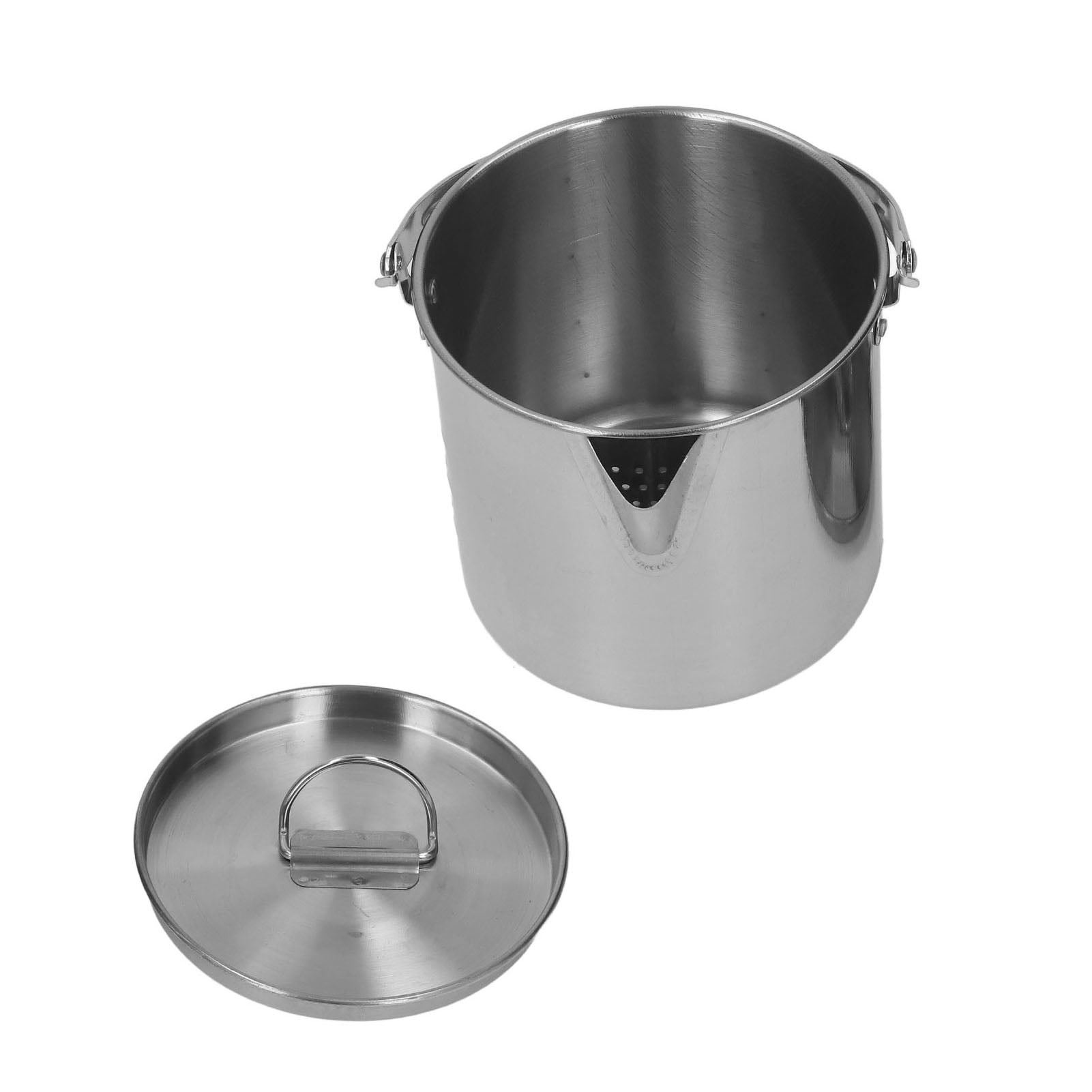 Camping Kettle, Camping Coffee Pot 430 Stainless Steel For Picnic