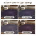 thumbnail image 7 of ODIKA 8'x10' Washable Area Rug Durable, Non-Slip Deep Purple Gothic-Inspired Symmetrical Design Elegant Ornate Borders with Central Cracked for Living Room, Under Sectional, Family, 7 of 7