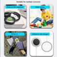 thumbnail image 4 of ZheElen Tracker Protector Keychain Tracking Device Silicone Cover Keyring Accessory Replacement for AirTag, Red, 4 of 8