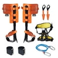 thumbnail image 1 of VEVOR Tree Climbing Spikes Set Climbing Spurs Alloy Steel Safety Rope Hareness, 1 of 9