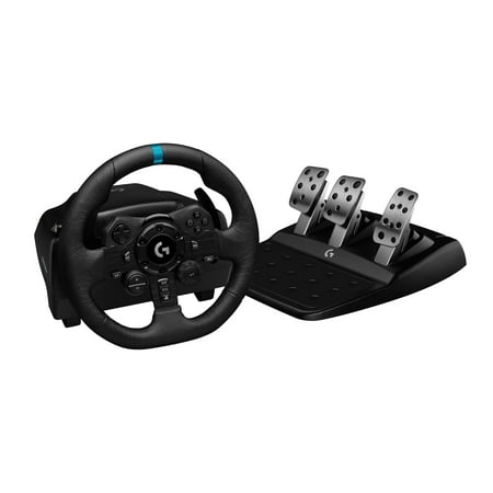 Restored Logitech G923 Racing Wheel and Pedals for PS5, PS4 and PC (Refurbished)