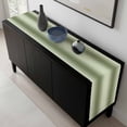 thumbnail image 5 of Sage Green Ombre Table Runner 72 Inches Long, Modern Abstract Art Farmhouse Gradient Kitchen Coffee Dining Table Decoration for Home Party Birthday Wedding Home Decor 13x72 Inches, 5 of 8