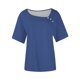thumbnail image 4 of mfyjkho Tops Casuales Para Mujer, Camisa Informal De Manga Corta Con Cuello En V Y Botones De Color Liso Para Mujer. Tops Para Hacer Ejercicio Para Mujer L, 4 of 5