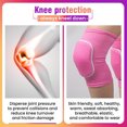 thumbnail image 6 of Rirozkan Knee Pads, Knee Brace for Volleyball, Soft Breathable Knee Sleeves, Protective Knee Support for Sports, Basketball Dance Yoga for Workout Running, 6 of 7