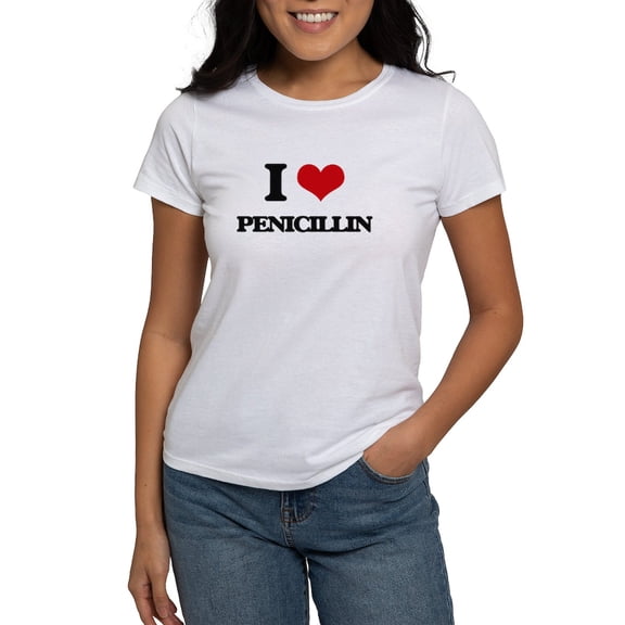 CafePress - I Love Penicillin T Shirt - Women's Classic T-Shirt