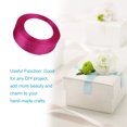 thumbnail image 2 of Walson Gift Wrap Ribbon Wedding Clothes Making Supply Multi-color DIY Craft Accessories Festival Fabric Polyester Ribbons Box Ornaments Rose Red 72, 2 of 9