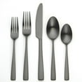 thumbnail image 1 of ORNATIVE Ellie Ensemble de Couverts 20 Pièces en Acier Inoxydable Noir Mat pour 4 Personnes, 1 of 4