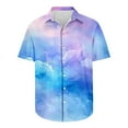 thumbnail image 4 of Up to 65% off! Horkkom Mens Casual Hawaiian Floral Shirts Short Sleeve Button Tropical Shirts Beach Summer Shirts, 4 of 5