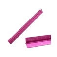 thumbnail image 1 of Yazoeia Scale Ruler, Metal Scale Ruler 2 Packs, Aluminium Architectural Scale Rule for Cutting for Architects, Draftsman and Students,Pink,30CM CJC912-142720, 1 of 7